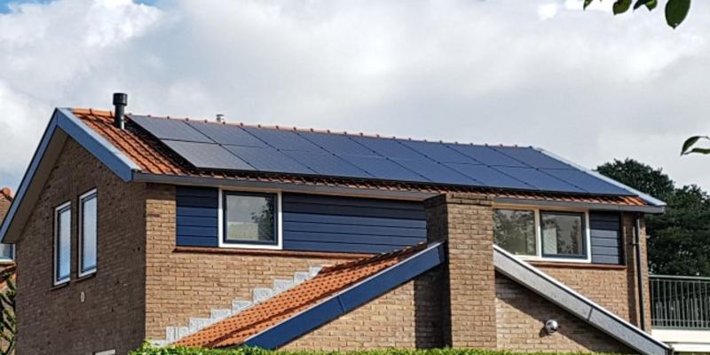 zonnepanelen op schuin dak